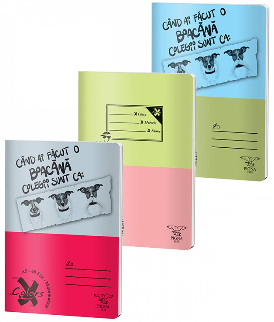 Caiet A5 40file, matematica, SPAZ