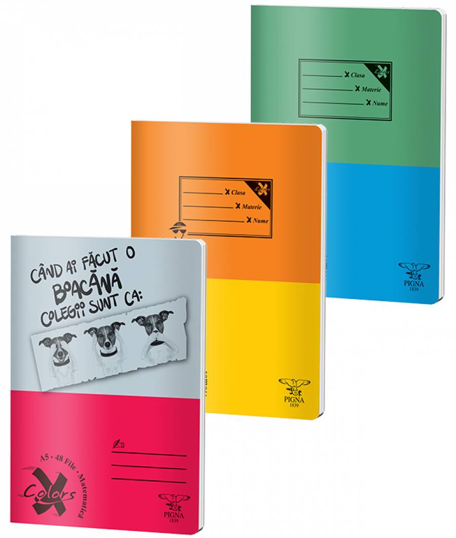 Caiet A5 48file, matematica, SPAZ
