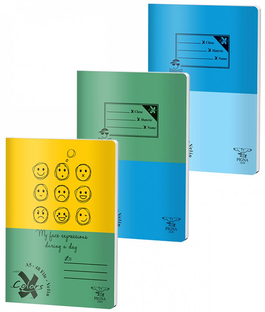 Caiet A5 48file, velin, SPAZ