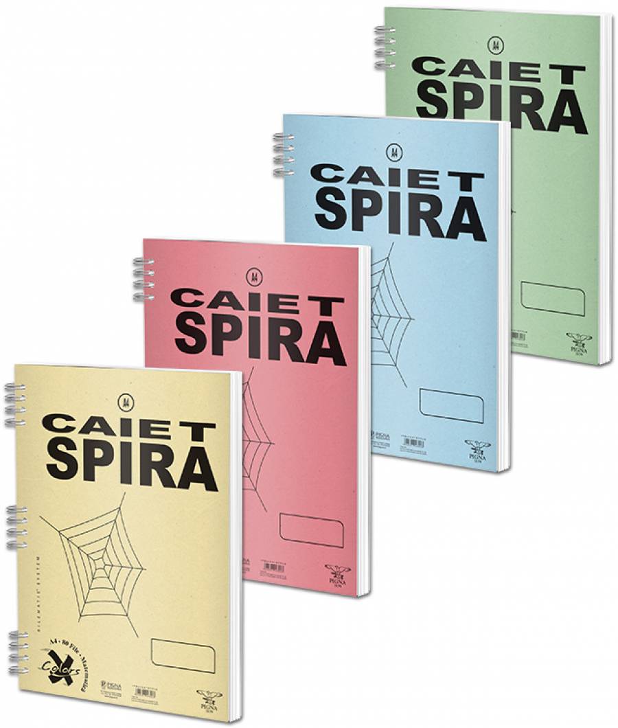 Caiet spira A4 50fileile  matematica  SPAZ