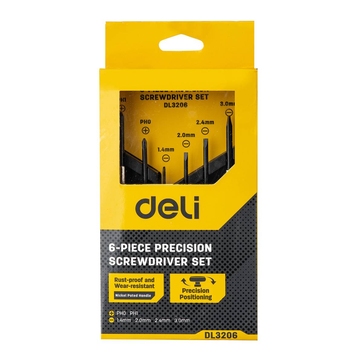 SET 6 SURUBELNITE PRECIZIE METALICE CUT PLASTIC DELI