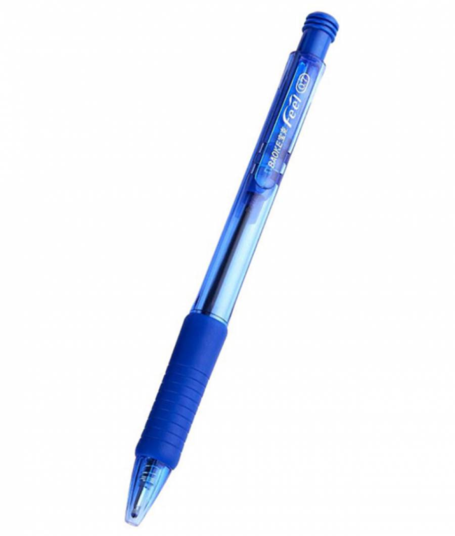 Pix BAOKE Ballpoint FELL cu manson 0 7mm ALBASTRU