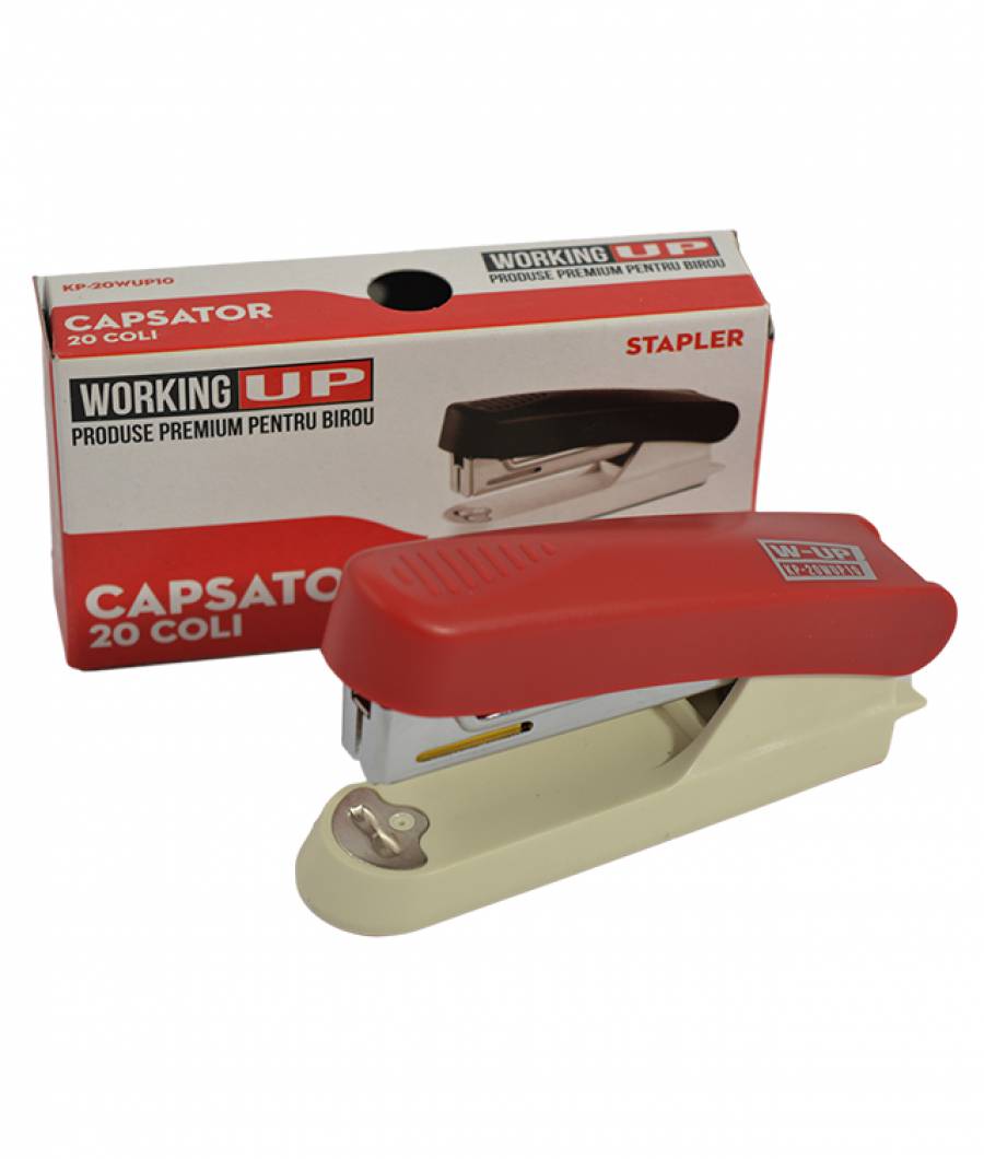 Capsator plastic 20 file capse no 10 W UP ROSU