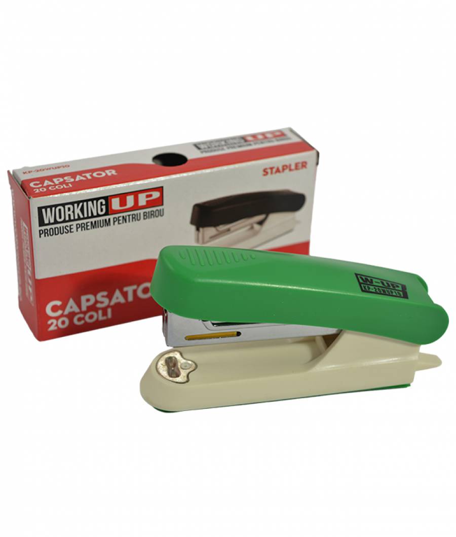 Capsator plastic 20 file capse no 10 W UP VERDE