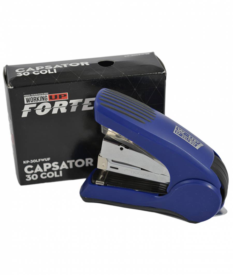 Capsator plastic 30 file Less Force W UP FORTE ALBASTRU