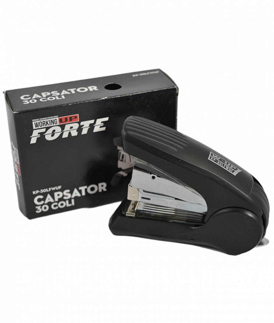 Capsator plastic 30 file Less Force W UP FORTE NEGRU