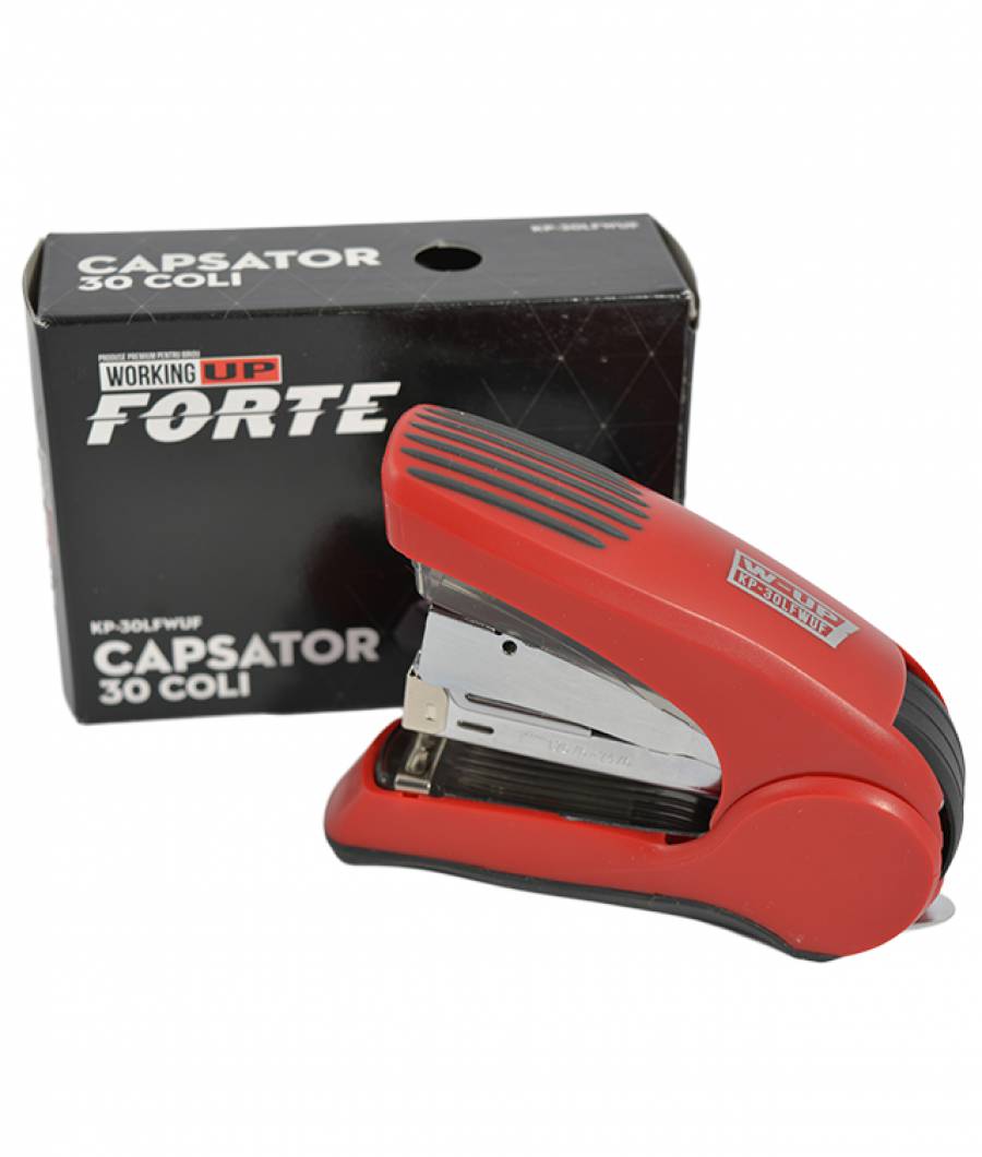 Capsator plastic 30 file Less Force W UP FORTE ROSU