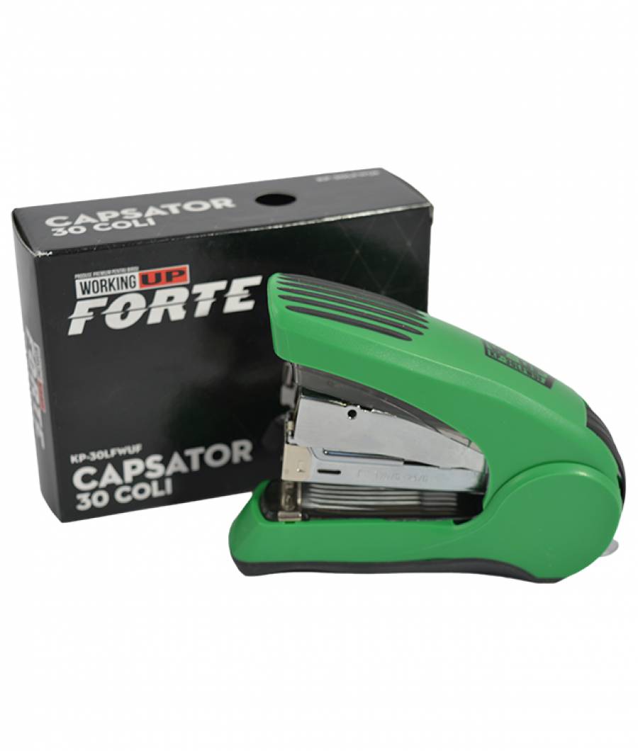 Capsator plastic 30 file Less Force W UP FORTE VERDE
