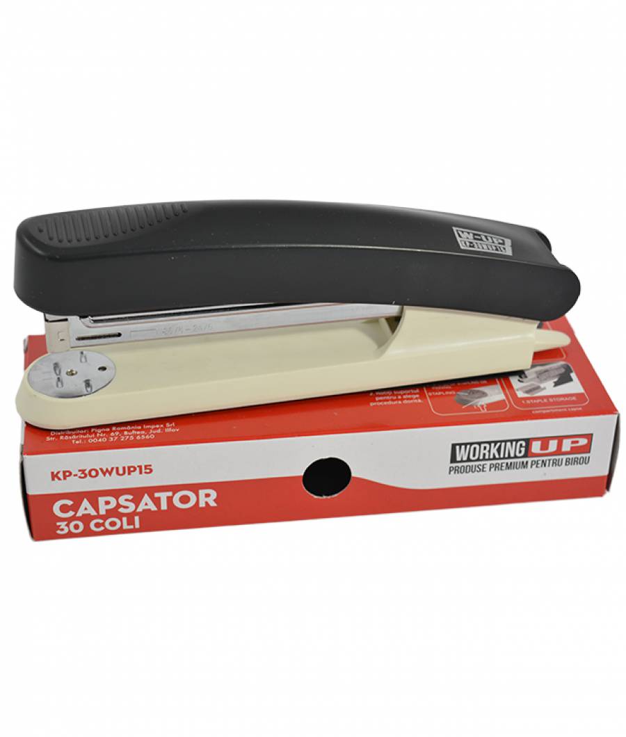 Capsator plastic 30 file 105mm W UP NEGRU