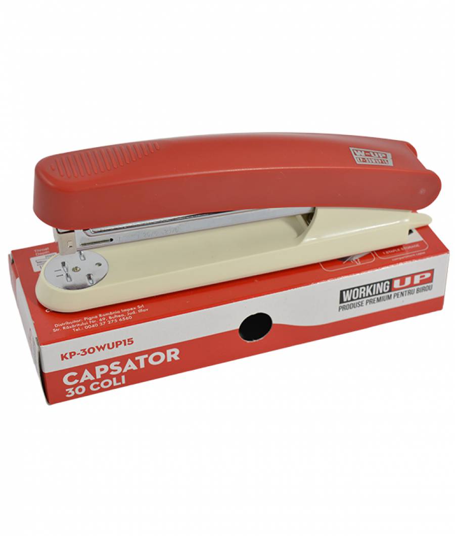 Capsator plastic 30 file 105mm W UP ROSU