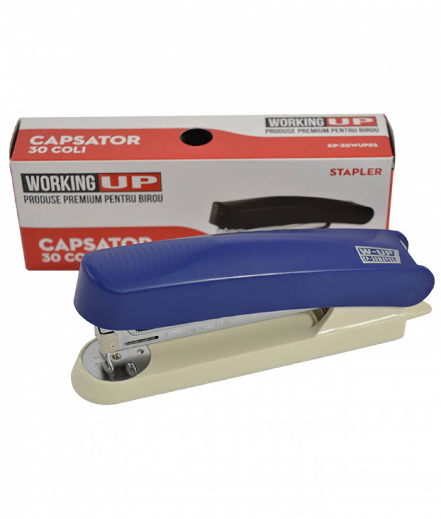 Capsator plastic 30 file 85mm W UP ALBASTRU