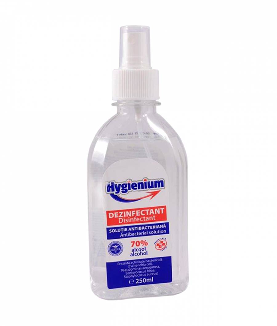 HYGIENIUM SOLUTIE ANTIBACTERIANA /DEZINFECTANTA 250 ML