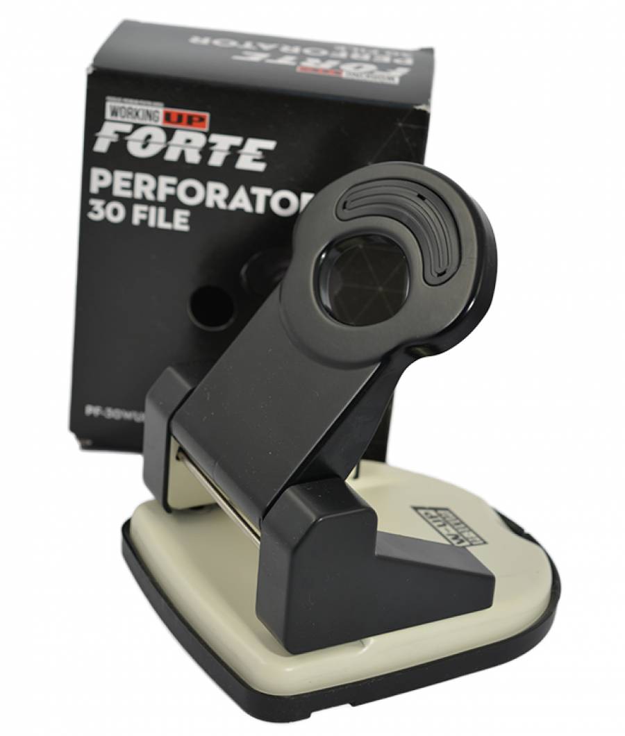 Perforator metalic 30 file W UP FORTE NEGRU