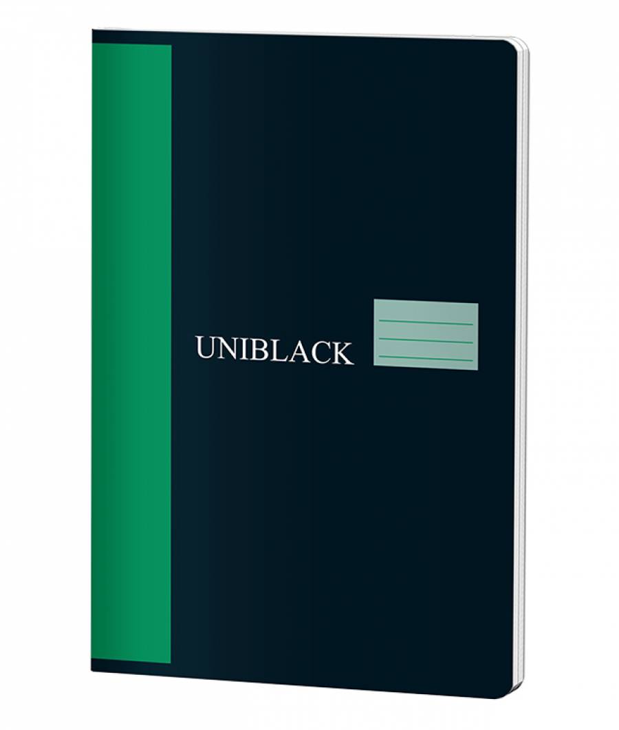 Caiet A4 60f M Uniblack 230gr coperta, 70gr interior, cop. verde