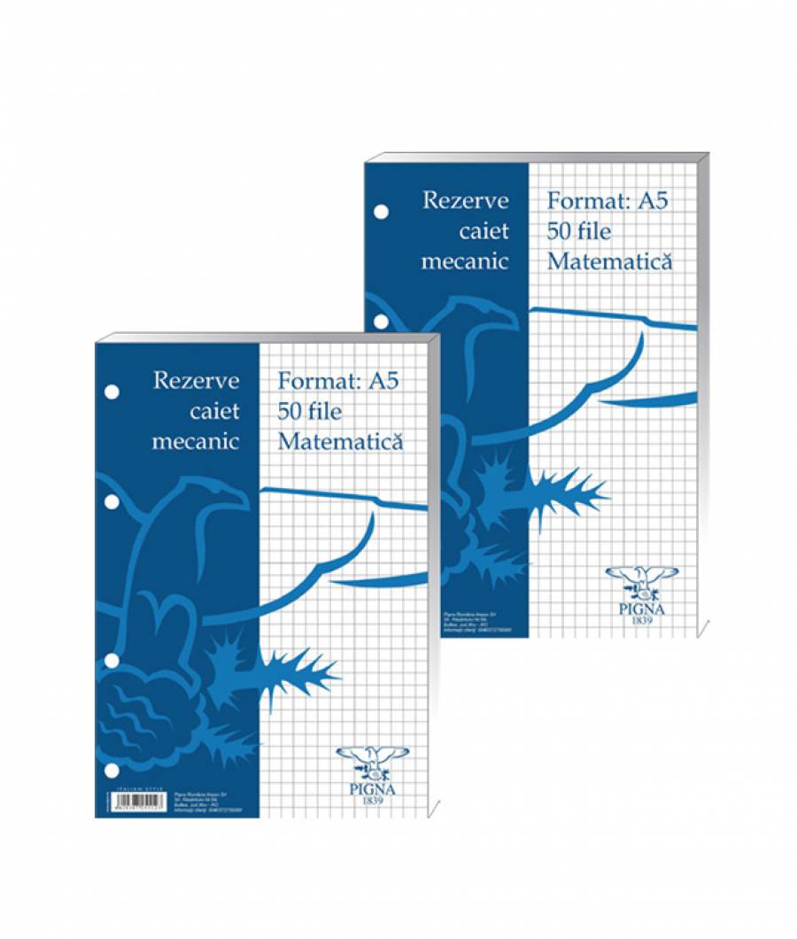 Rez.c.mec. A5, matematica, 50file alb