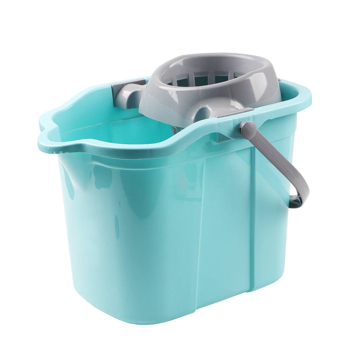 Galeata din plastic 15L cu strecurator si roti