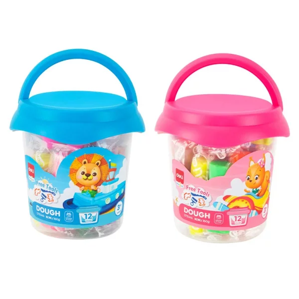 PLASTILINA SOFT GALETUSA 12 CULORI 160G DELI