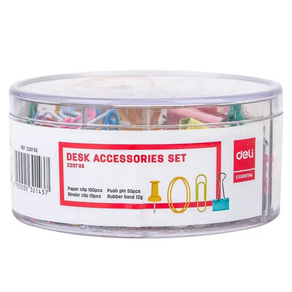 ACCESORII BIROU (AGRAFE ELASTICE CLIPSURI ACE) DELI