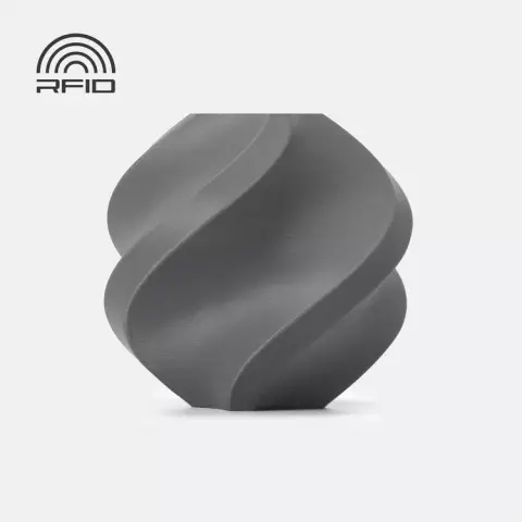 Filament imprimare 3D PETG HF - Dark Gray (Cu Rola)