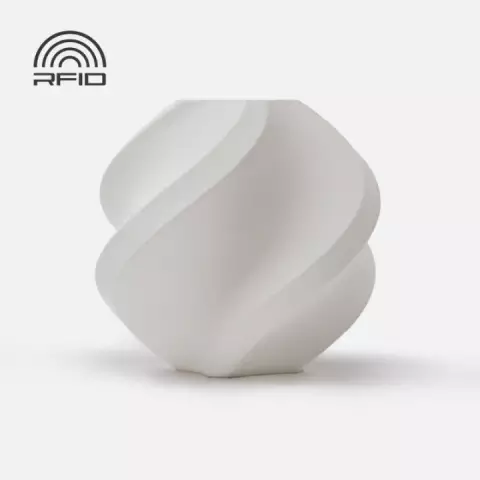Filament imprimare 3D PLA Matte - Matte Ivory White (Refill - Fara Rola)